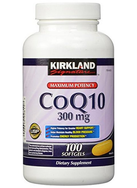 Coq10 100 Softgels 300 Mg 6.4 Ounce