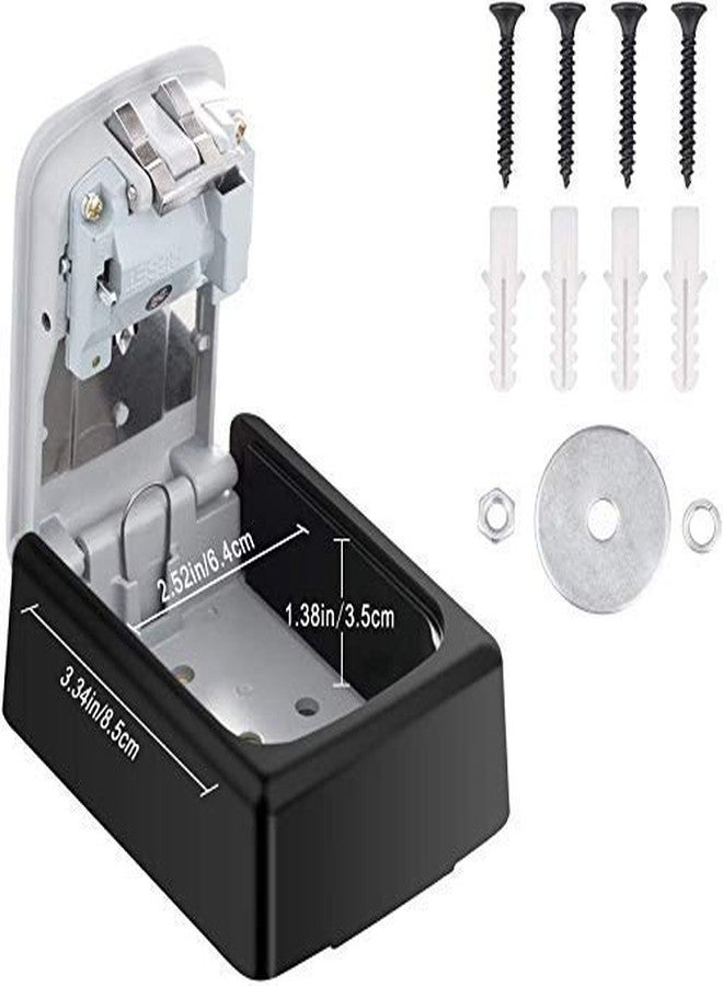 Praxon 4-Digit Resettable Password Code Combination Security Lock Box - Outdoor Storage Key Safe Lock Box - Best Product for Your Key Safety (Square Key Safe Box) - Image 5