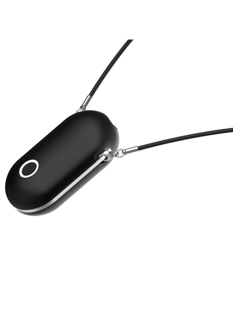 AROAQ Portable Air Purifier Necklace - Rechargeable, Wearable Ionic Negative Air Cleaner in Pink & White - USB Powered, Silent Operation for Outdoor, Travel, Home, Air Cleaner for Car - Image 1