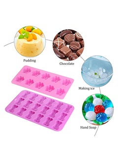 Y&D KASTWAVE Silicone Ice Molds Trays with Puppy Dog Paw and Bone Shape, Non stick Natural Food Grade Used for Jelly, Candy, Chocolate,Ice Cube, Can Bake Snack Biscuits  - Image 3