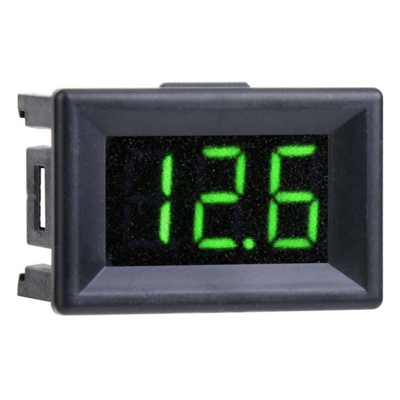 Digital Voltmeter: 0.36Inch Green Backlight LED Display - High Precision Reverse Protection DC Voltage Meter for Waterproof 4-30V DC Voltage Measurement - Image 4