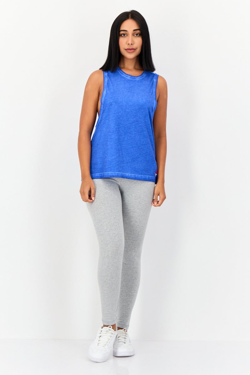 Reebok Crossfit Women Sportswear Fit Sleeveless Training Tank Top, Blue - Image 4