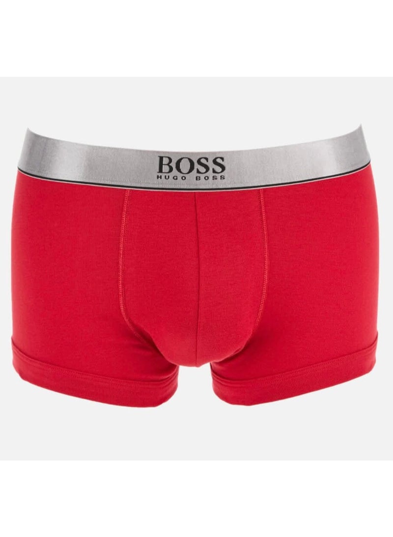 هوجو بوس مجموعة بوكسر رجالي ملابس داخلية قطنية - (عبوة من 3 قطع) -  ( 2 اسود + 1 أحمر )مقاس 2 اكس لارج - Image 2