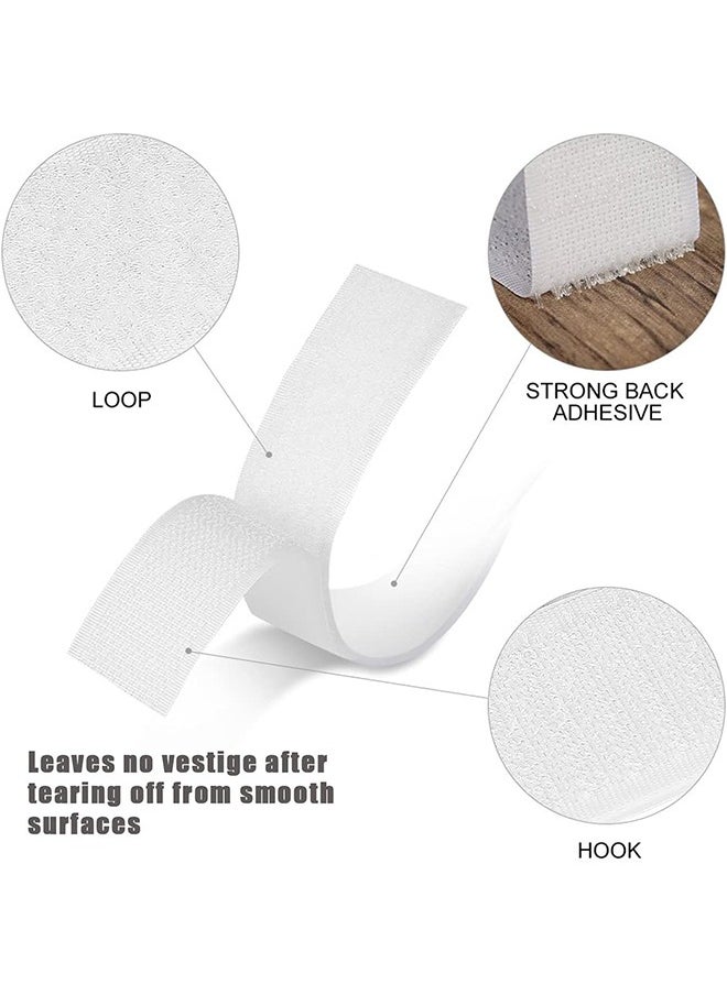Ant - Hook and Loop Tape Velcro Adhesive Strip Self Sticky Back Fastening Heavy Duty Reusable Double Sided 5M * 2CM - Image 1
