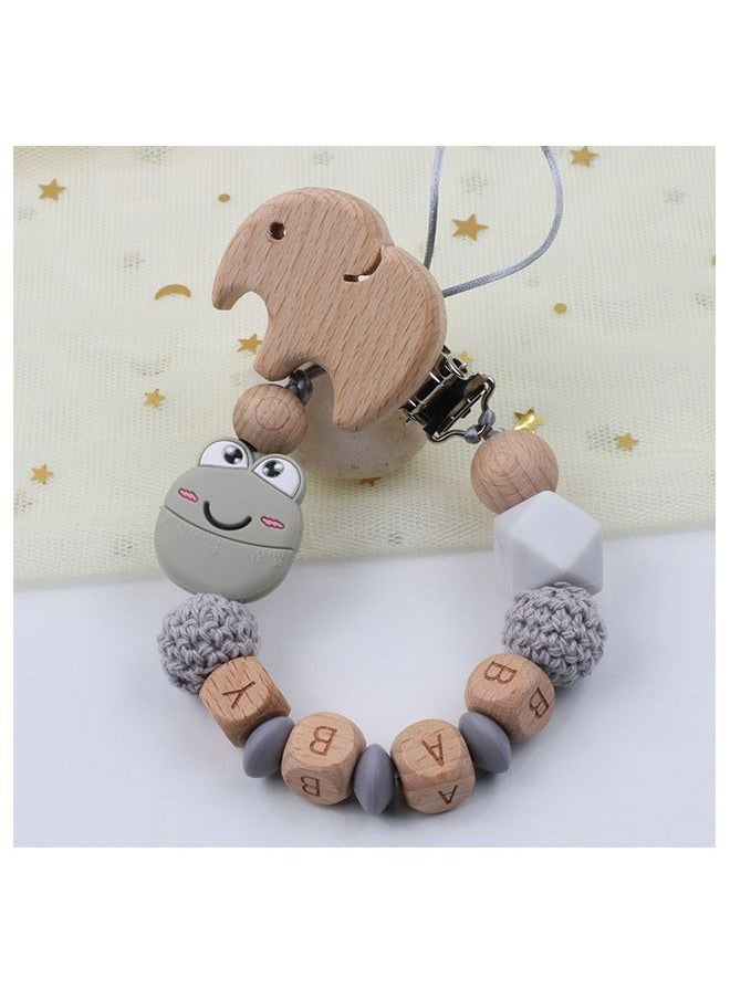 ZCM-HAPPY - Baby Eco-Friendly Anti-Drop Pacifier Clip Retaining Chain for Children - Image 1