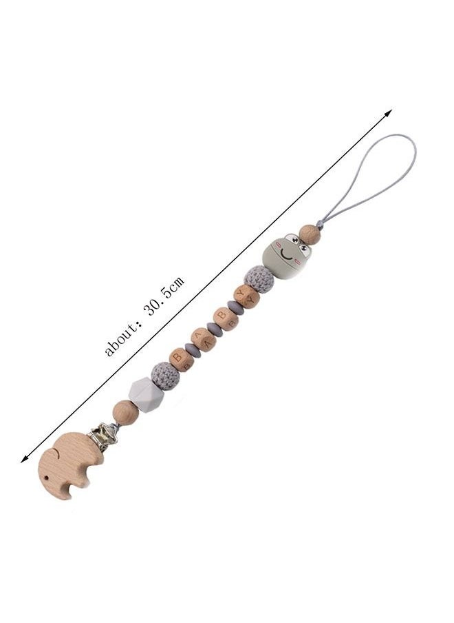 ZCM-HAPPY - Baby Eco-Friendly Anti-Drop Pacifier Clip Retaining Chain for Children - Image 1