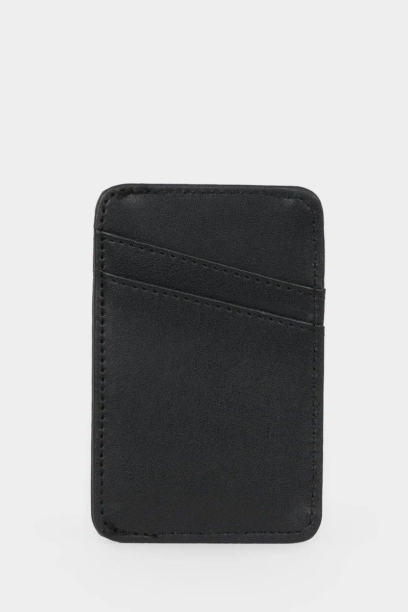 Defacto Man Faux Leather Business Card Wallet