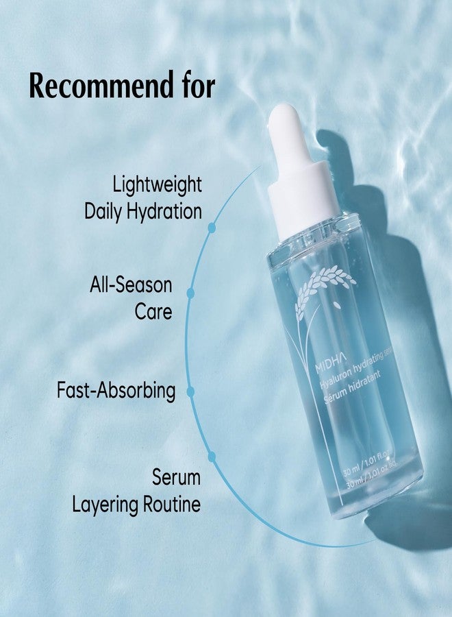 MIDHA Hyaluron Hydrating Serum, Deep & instant moisturizing, 8 layer hyaluronic acid contained, quick hydrating serum, vegan - Image 4
