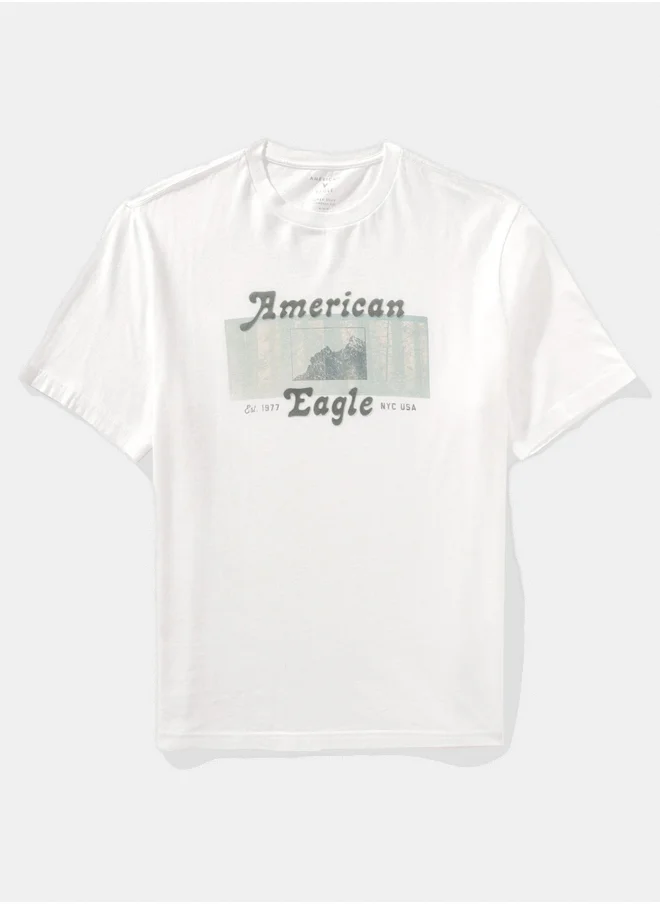 امريكان ايجل AE Logo Graphic T-Shirt