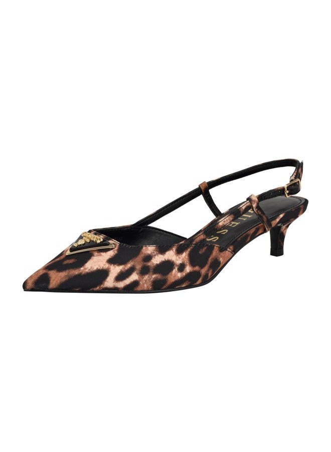 GUESS حذاء نسائي جيسون بامب، بنقشة الفهد 210، 38 EU - Image 1