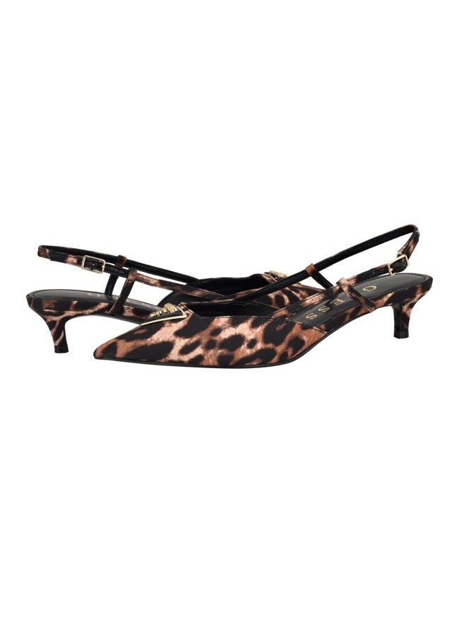 GUESS حذاء نسائي جيسون بامب، بنقشة الفهد 210، 38 EU - Image 3