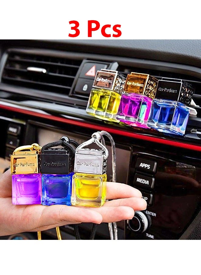 معطر جو للسيارة | معطر جو ٥ مل (٣ قطع) برائحة السيارات | يدوم ٤٥ يومًا | زجاجات معطر جو معلقة للسيارات | مزيل روائح السيارات، هواء منعش يدوم طويلًا للرجال والنساء (برائحة اللافندر) - Image 4