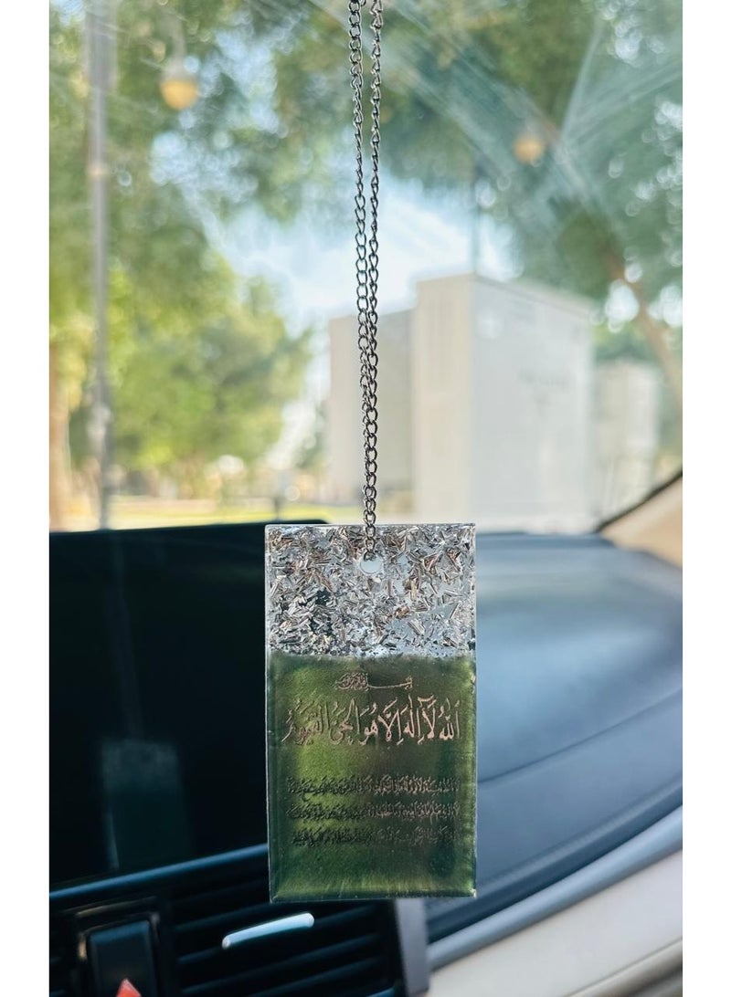 Elegant car hanging ornament crafted from premium resin – a stylish decorative accessory for the car rearview mirror. - Image 1