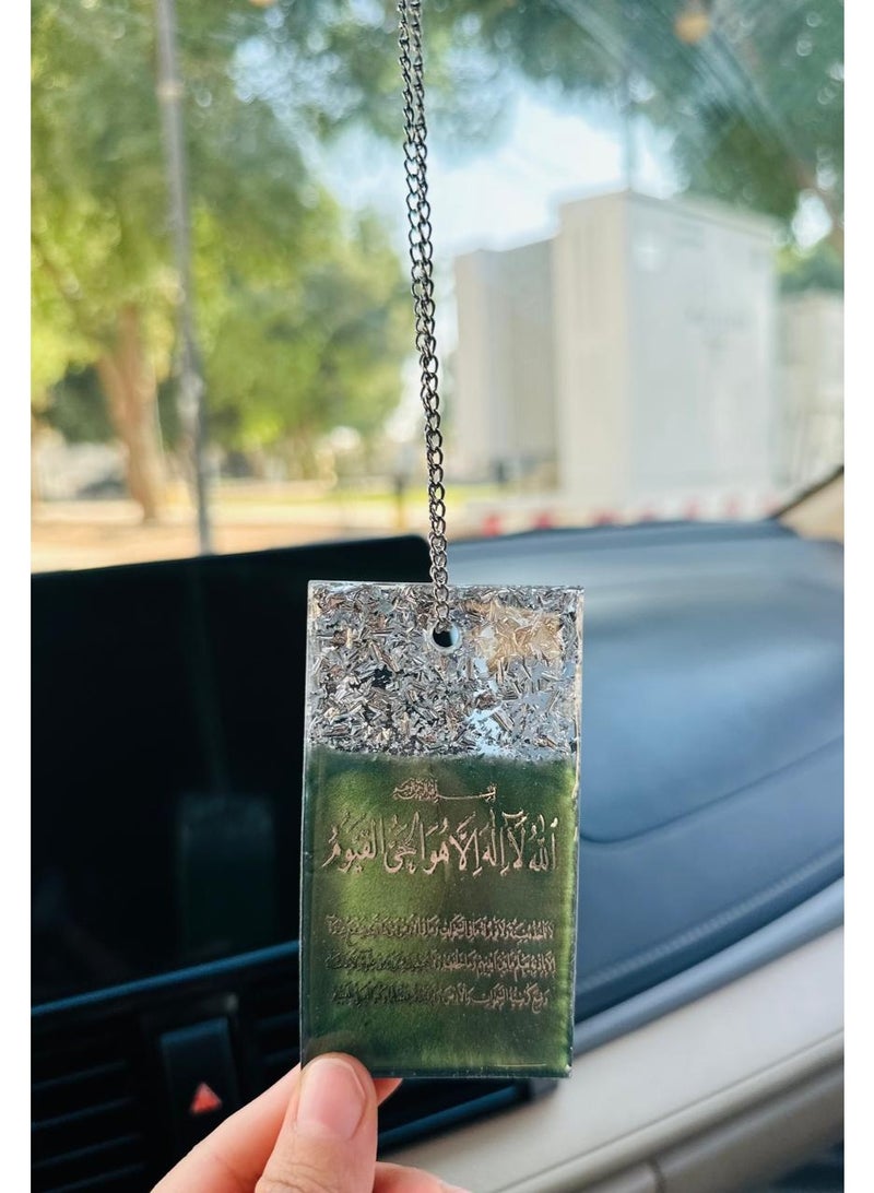 Elegant car hanging ornament crafted from premium resin – a stylish decorative accessory for the car rearview mirror. - Image 2