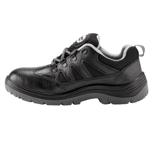 NEOSAFE A1078, Leather Safety shoes in Sports Look, Breathable and Lightweight, Black (9) - Image 3