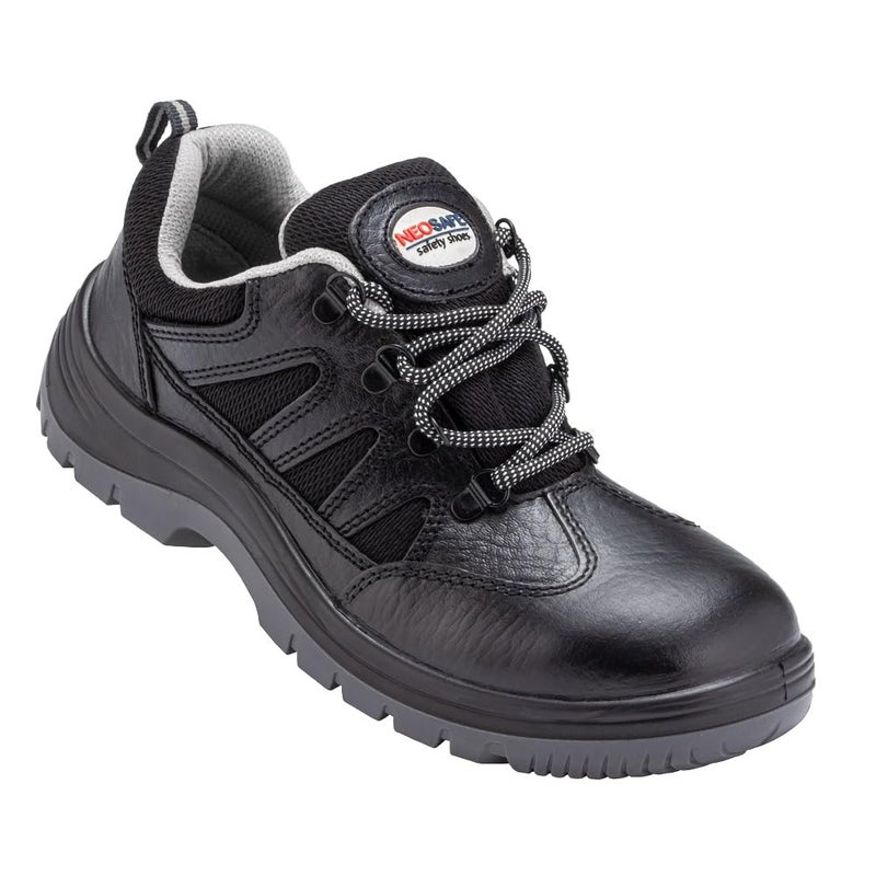 NEOSAFE A1078, Leather Safety shoes in Sports Look, Breathable and Lightweight, Black (9) - Image 5