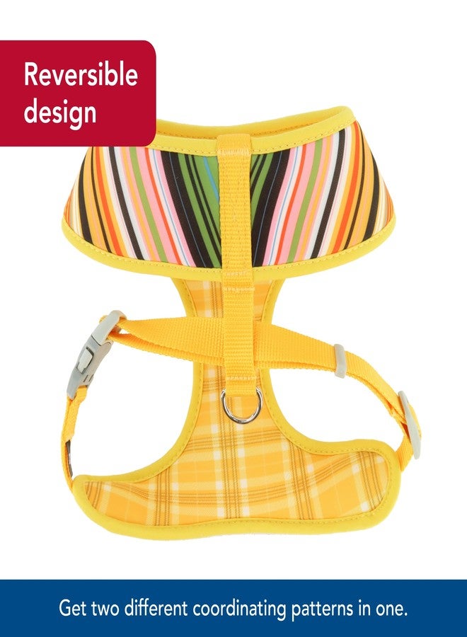 كوستال سرج كلاب قابل للعكس من كوستال بيت سوبلايم - مقاس قابل للتعديل مع سهولة الاستخدام من فوق الرأس - متانة استثنائية - تصميم سوبلايم مخطط مع مربعات ذهبية، مقاس صغير جدًا - 5/8 بوصة × 14 بوصة - 16 بوصة - Image 4