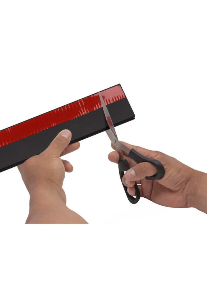 فروست كينج شريط عزل أسفل الباب مطاطي ذاتي اللصق ثلاثي الحماية أسود 2 × 36 بوصة EZ111BK - Image 4