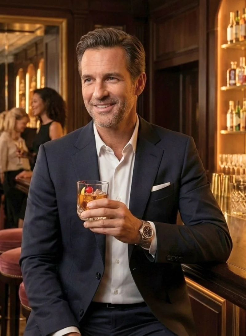 1Chase Double Wall Insulated Stemless Glass,Borosilicate Crystal Glass Tumblers For Cocktail,Set of 2 250 ML