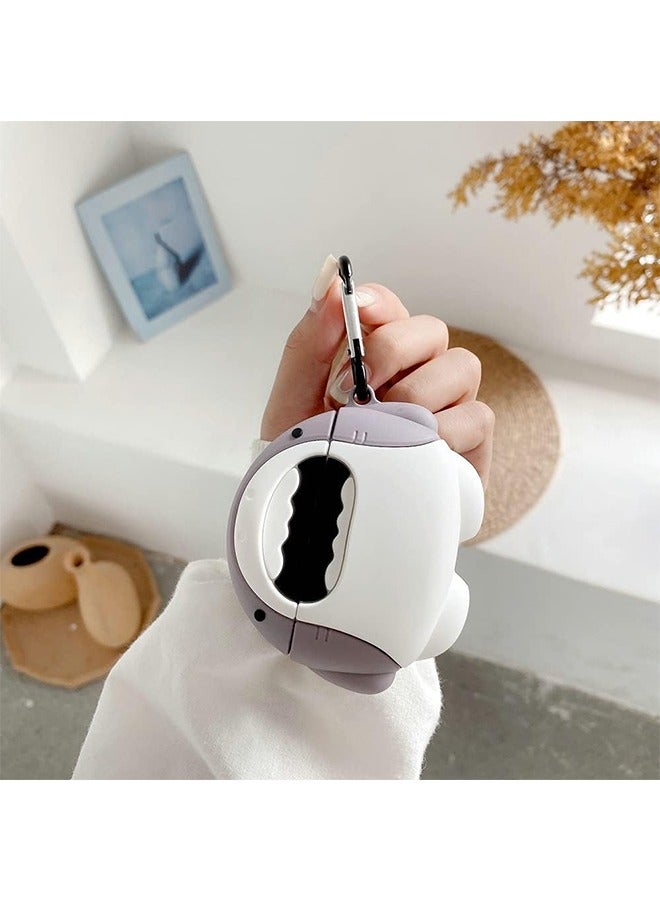 Silicone Protective Case for Huawei Freebuds SE 2/SE 3 In-Ear Earphones with Anti-lost Rope (Shark) - Image 4