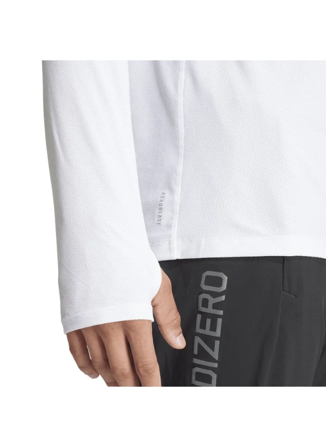 اديداس adidas OTR B LS White Running T-SHIRTS for Men - XS