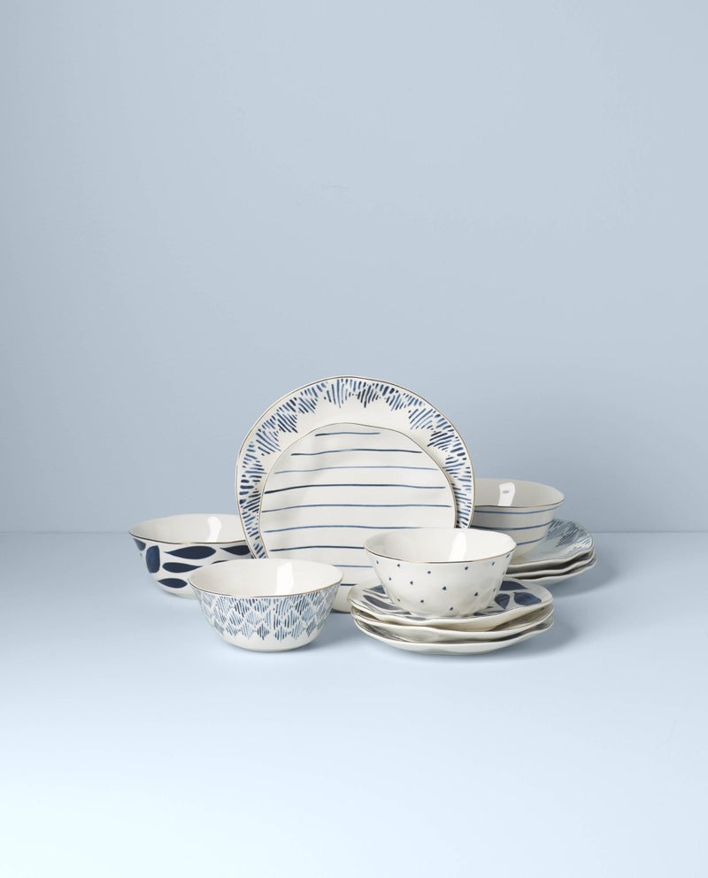 Lenox Blue Bay 12-Piece Dinnerware Set - Image 3