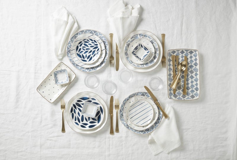 Lenox Blue Bay 12-Piece Dinnerware Set - Image 4
