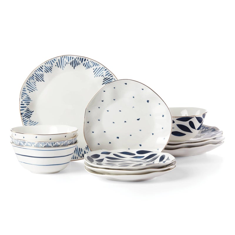Lenox Blue Bay 12-Piece Dinnerware Set - Image 1