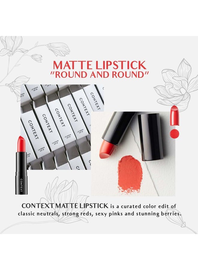 CONTEXT SKIN أحمر شفاه غير لامع (دائرة ودائرة) - Image 5