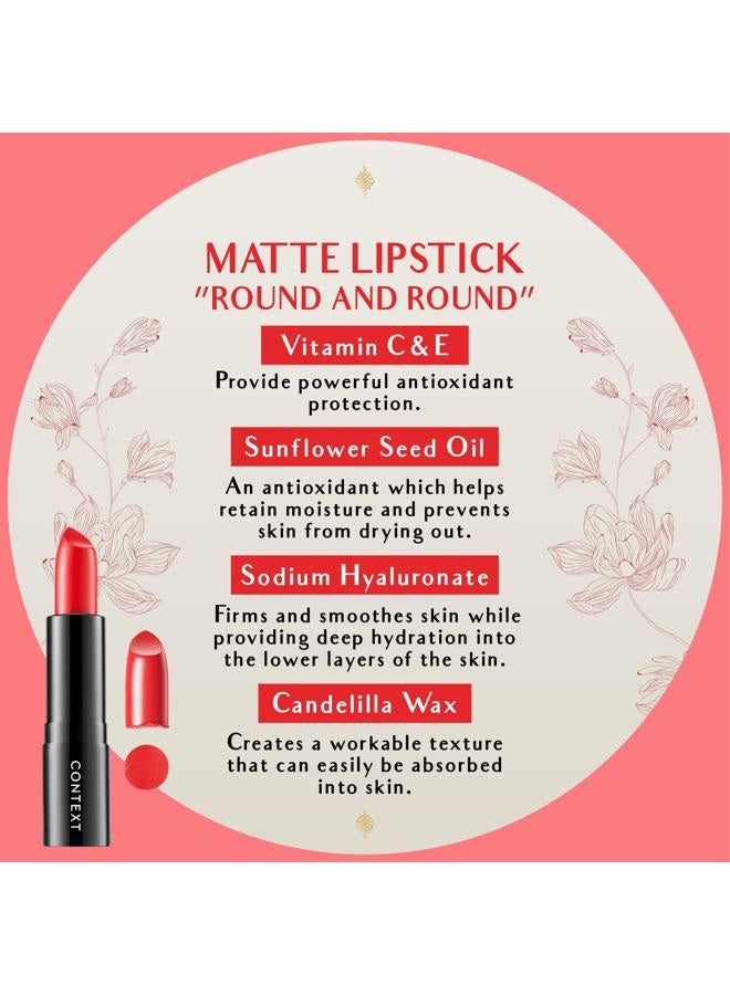 CONTEXT SKIN أحمر شفاه غير لامع (دائرة ودائرة) - Image 4