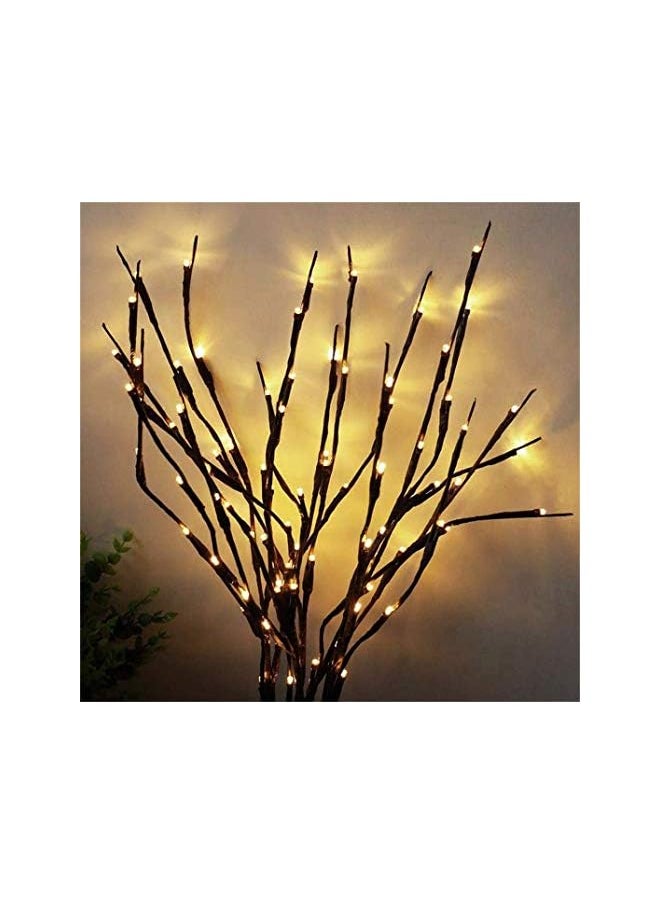 The Bros (2Pack) Decorative LED Lighted Branch Lights Battery Operated Artificial LED Twig Branches Decoration for Home Room Decor Christmas Vase (Warm White, 75CM, 20leds)  - Image 2