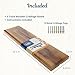WE Games Cribbage Board Game Set Travel Cribbage with Card Storage and Metal Pegs Unique Dark Stained 3 Track Board Classic Wooden Board Game Coffee Table Board Games for Adults and Families - Image 3