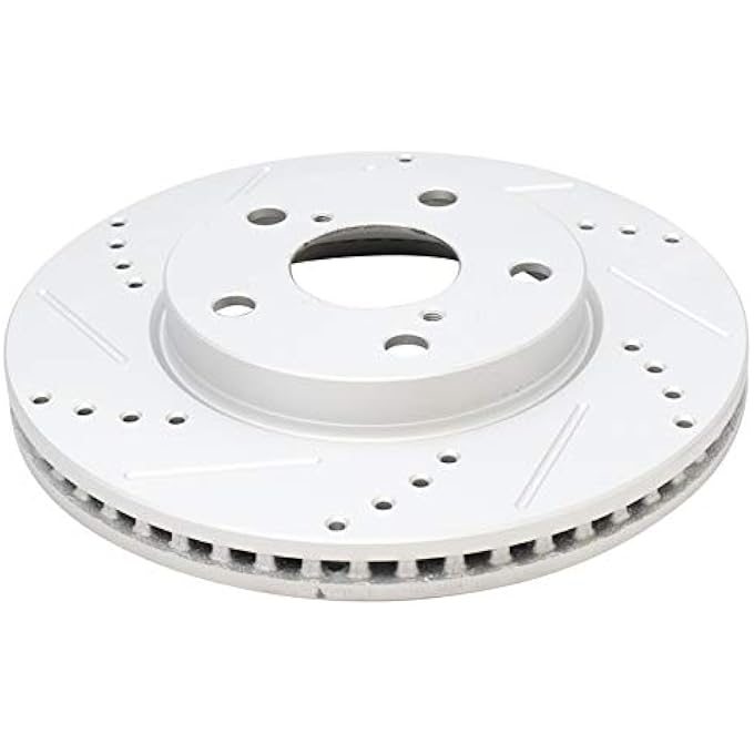 ريحني مجموعة TRQ Performance Front Brake Rotor Drilled Bracket Arrange Installed Installed Couple لسيارة 20102012 لكزس HS250h 20122017 تويوتا بريوس V 20062018 تويوتا راف 420082015 Scion xB - Image 5