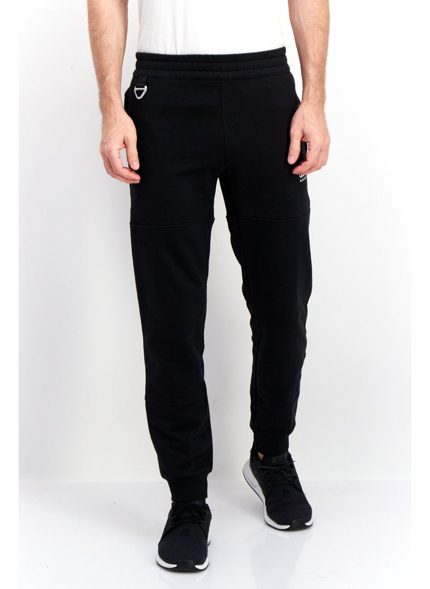 adidas Originals - Men Regular Fit Brand Logo Training Sweatpants, Black - Image 1