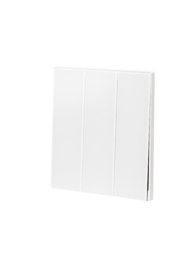 Donmarco 3 Gang 2 Way Switch – Ultra Thin Glass, Modern & Durable, Fire-Resistant Electric Switch, 15-Year Warranty, Wall Switch for Home and Office (Matt White) - Image 3