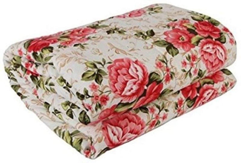 ShopingTrade Microfiber Polycotton Flowers Printed Dohar Double Bed Reversible AC Dohar (Multicolour 4) - Image 3