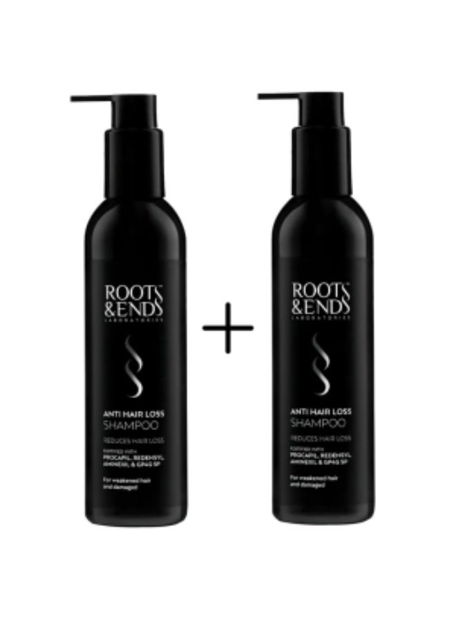 جرين واي روتس اند ايند شامبو علاج تساقط الشعر 250 مل 1+1