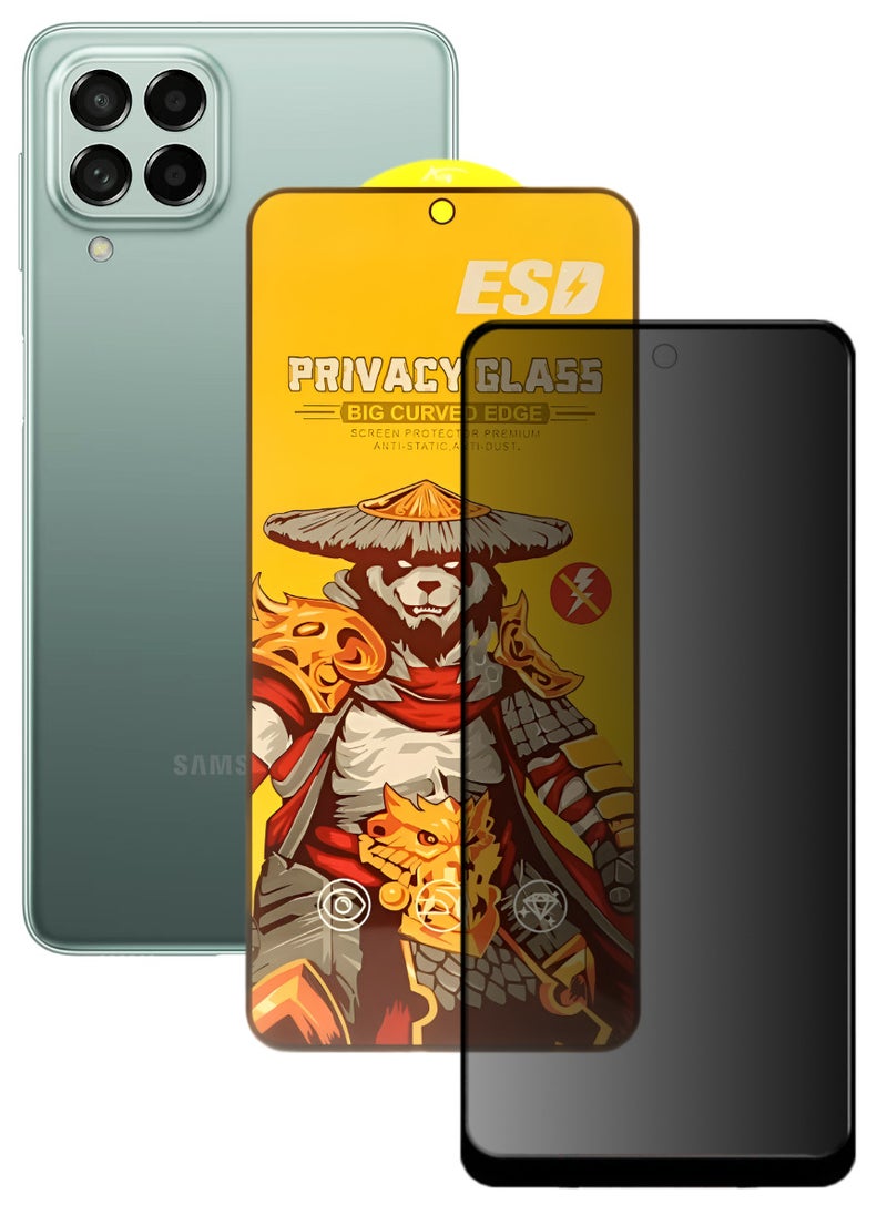 ESD Tempered Dustproof Privacy Glass Screen Protector Compatible For Samsung Galaxy M53 5G - Image 1