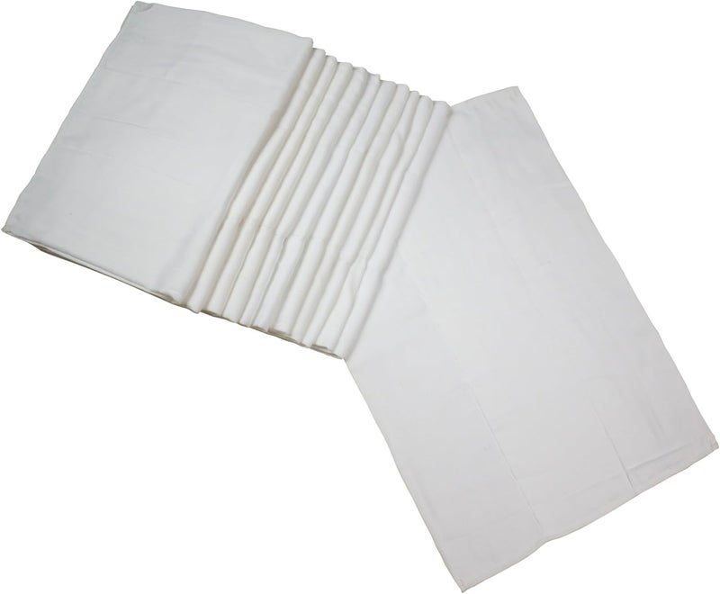 OsoCozy Prefold Cloth Diapers (1 Doz) - Soft, Absorbent, Durable - 100% Cotton - Image 1