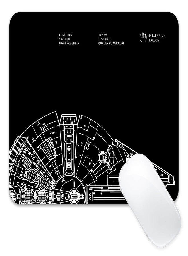 Stanoha Cute Mousepad Computer Kawaii Cool Mousepad Cool Women Black Design Kids Boys Girls Teen Funny Fun Modern Decorative Men Small Office MouseMat for Laptop - Image 1