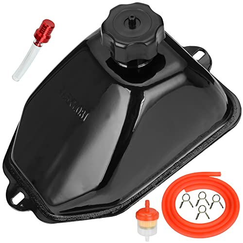 FVRITO Metal Gas Fuel Petrol Tank for 50cc 70cc 90cc 110cc 125cc Sunl Coolster Roketa Taotao ATA JCL Baja Motorsports BMS Vitacci Rider RPS Sej ICEbear Eagle Peace kazuma ATV Quad Chinese 4 Wheeler - Image 1