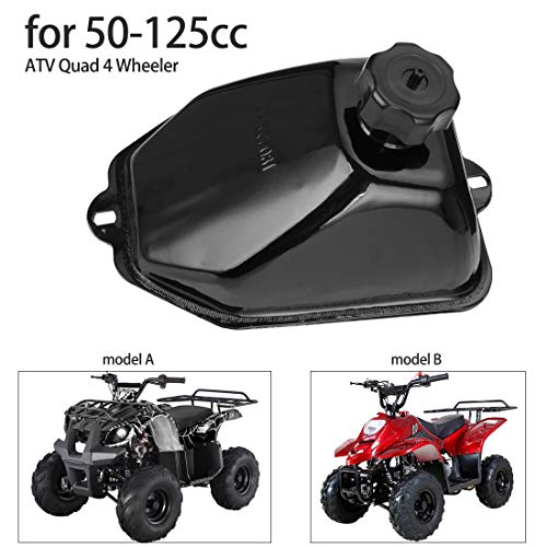 FVRITO Metal Gas Fuel Petrol Tank for 50cc 70cc 90cc 110cc 125cc Sunl Coolster Roketa Taotao ATA JCL Baja Motorsports BMS Vitacci Rider RPS Sej ICEbear Eagle Peace kazuma ATV Quad Chinese 4 Wheeler - Image 2