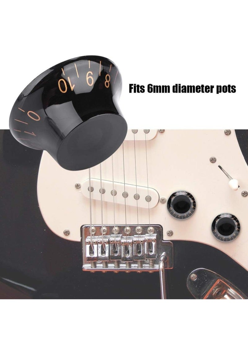 null - 4PCS Electric Guitar Knobs Potentiometer knob Volume Tone Control Knobs Bass Volume Tone Knob Accessory Parts for Electric Guitar - Image 1