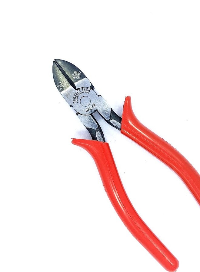 PERFECT TECH Combination Side Cutting Plier 6 Inch | Anti-Rust Properties For Gripping | Holding And Cutting Wires | Pliers Home Tool Kit | Hardware Tools | Shock Proof Grip |150 mm/6 Inch(SPL-06 Red) - Image 5