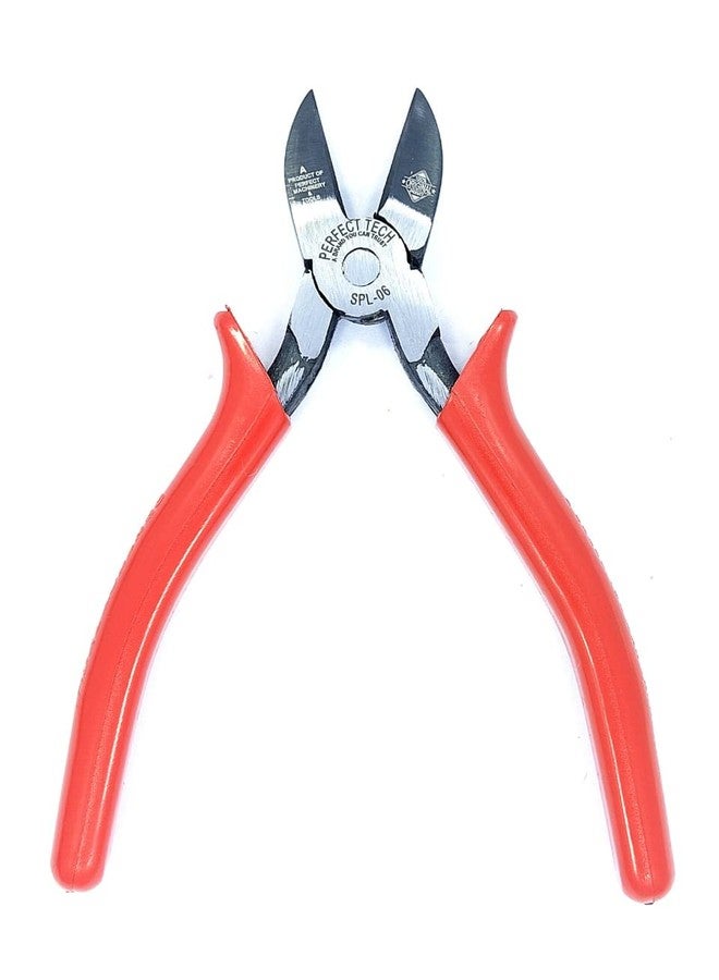 PERFECT TECH Combination Side Cutting Plier 6 Inch | Anti-Rust Properties For Gripping | Holding And Cutting Wires | Pliers Home Tool Kit | Hardware Tools | Shock Proof Grip |150 mm/6 Inch(SPL-06 Red) - Image 1