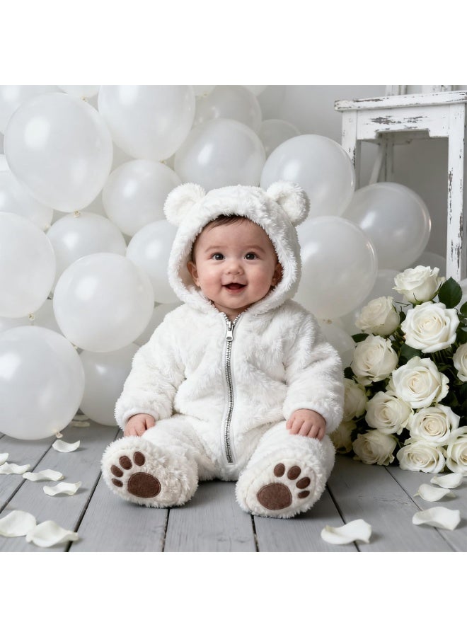 nookly 100 White Balloons Birthday Helium Balloons White Balloons for Weddings and Weddings and Weddings, Birthdays, Gender Reveal Party, Baby Shower, White Party, 12 Inches - Image 5