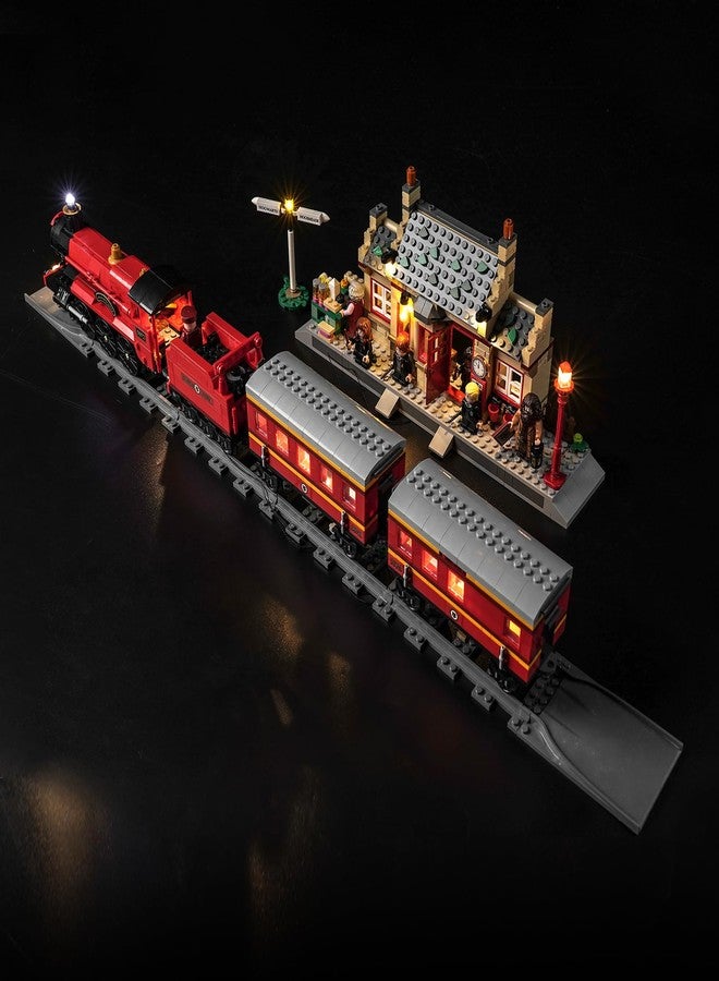 VONADO LED Light Kit Compatible with Lego Hogwarts Express & Hogsmeade Station, DIY Decor Lighting for Harry Potter Train Playset, New 2023 (ONLY Lights) - Image 2