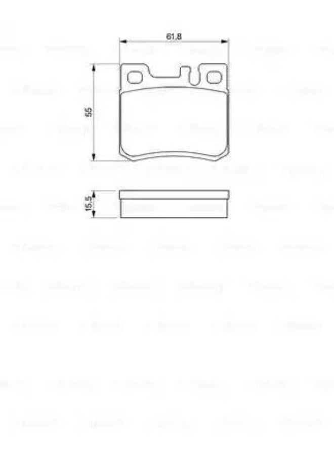 BOSCH Brake Pad - BOSCH - 0 986 424 358