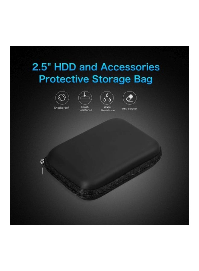 Protective Case Cover For External HDD/Power Bank Black - Image 4
