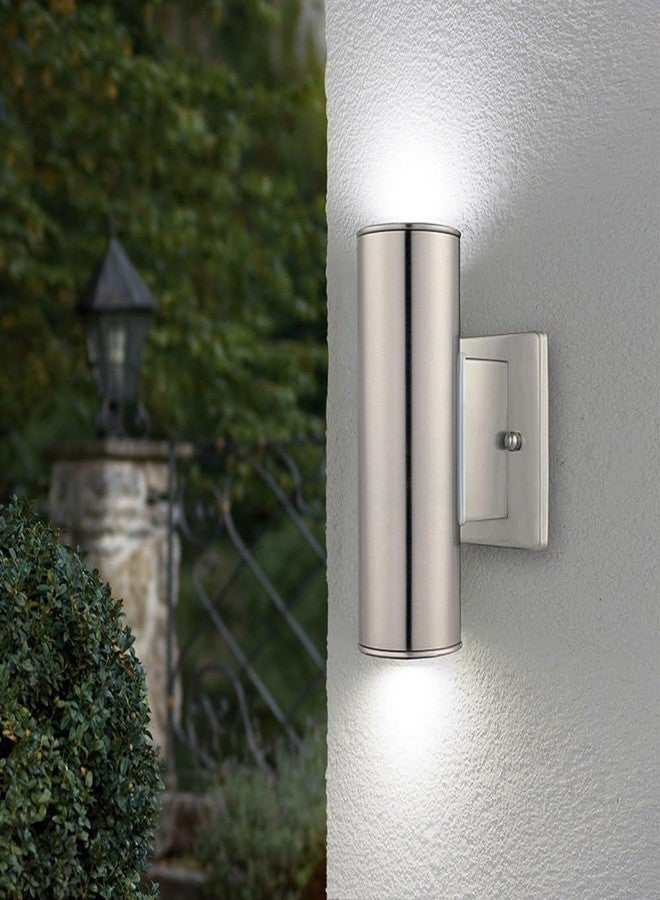 Eglo 84002A Riga, Stainless Steel, 2-Light Wall Light Fixture - Image 4